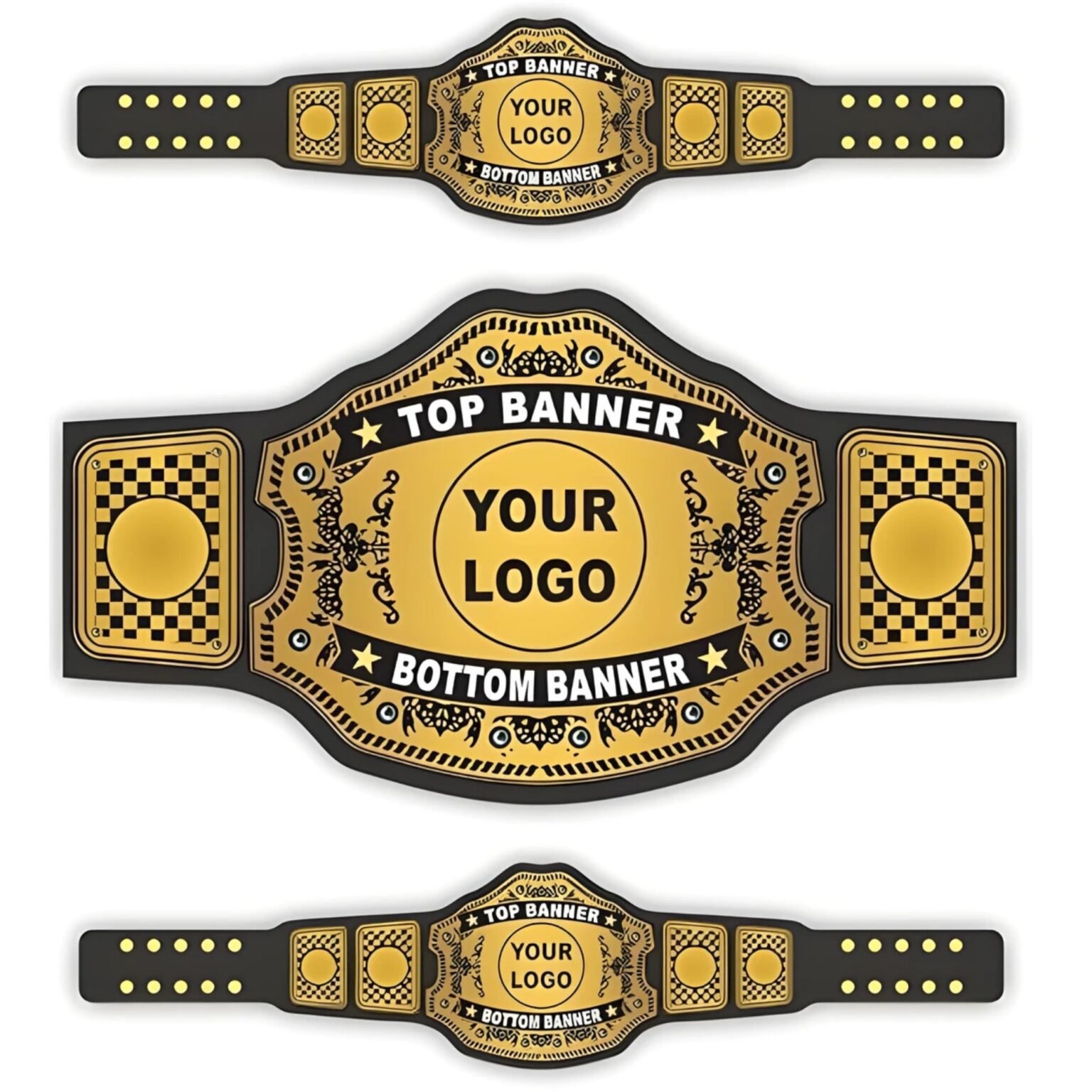Personalized Custom Wrestling Belt for Award Sports Events