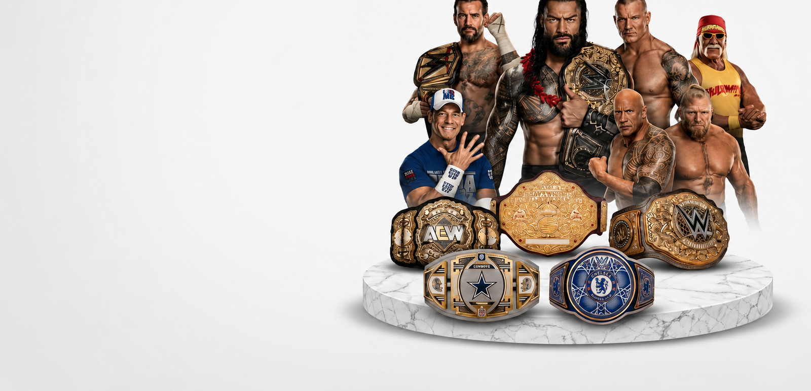 Championship title belts collection