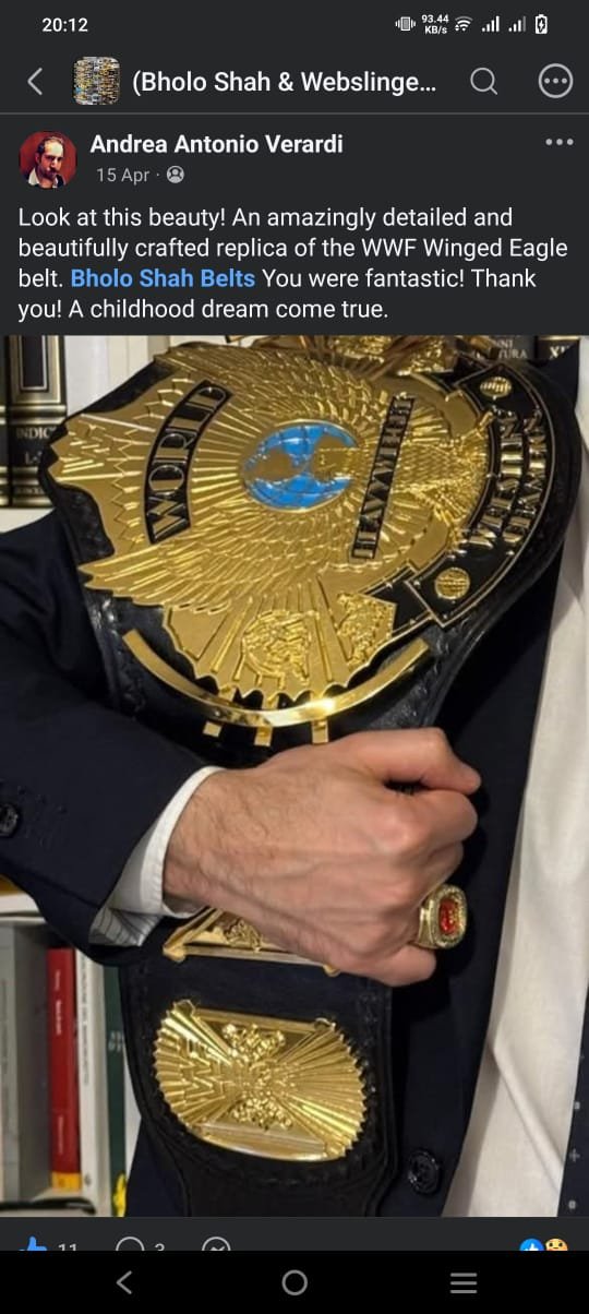 Marcus Thorne championship belt — view 1